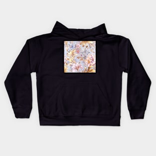 Flowers Art Blooming Pattern Kids Hoodie